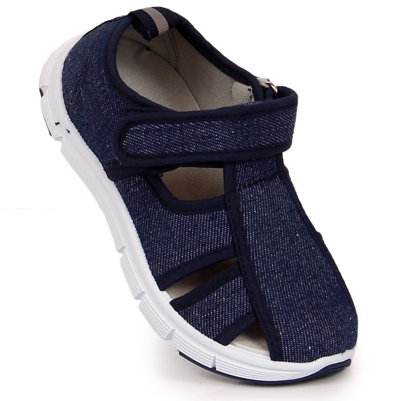 Dječačke tenisice s čičak tamnoplavim Atletico mornarsko plava 1