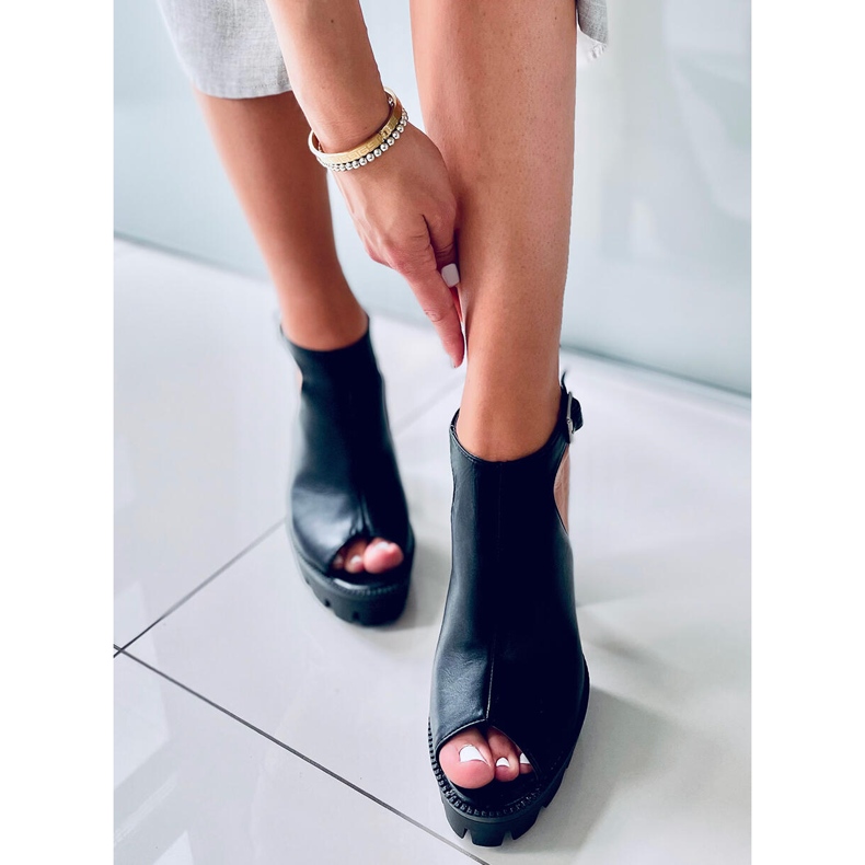 Sandale na platformi Rome Black crno 1