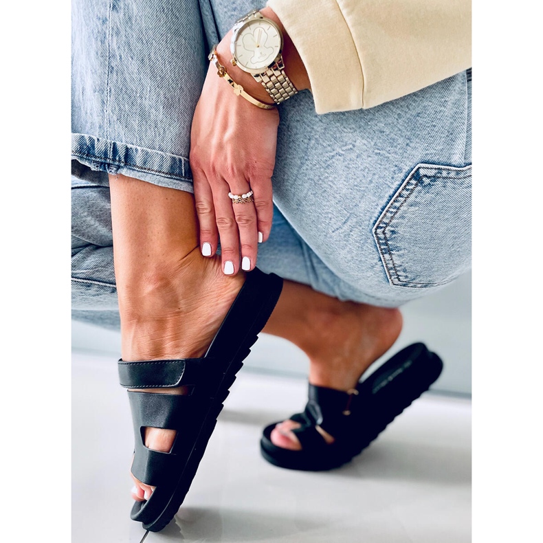 Ženske tawny crne papuče crno 2