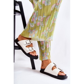 PJ1 Klasične ženske bijele papuče Weston bijela 1