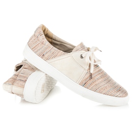 Kylie Tenisice s etno uzorkom smeđa 1