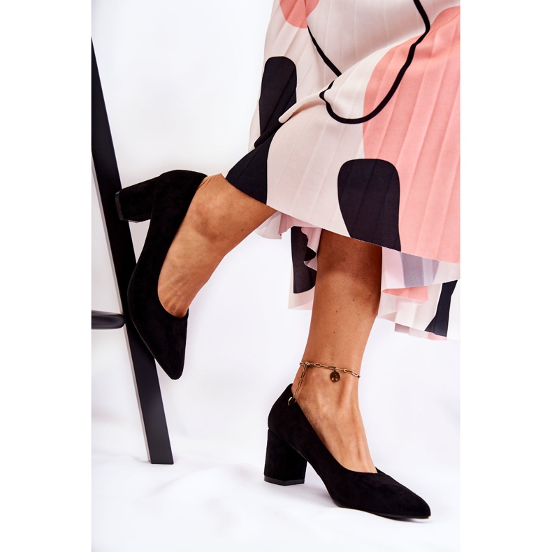 PS1 Klasične antilop cipele na traci crne Lency crna 2