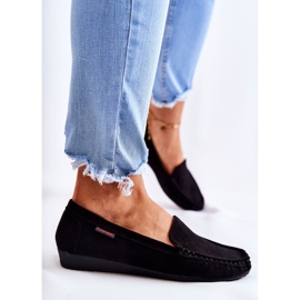 PH1 Ženske antilop crne mokasinke na klin La Cava crno 1