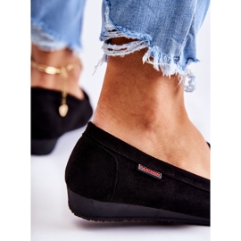 PH1 Ženske antilop crne mokasinke na klin La Cava crno 2