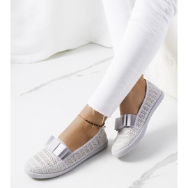 Zorda sive ažurne tenisice siva 2