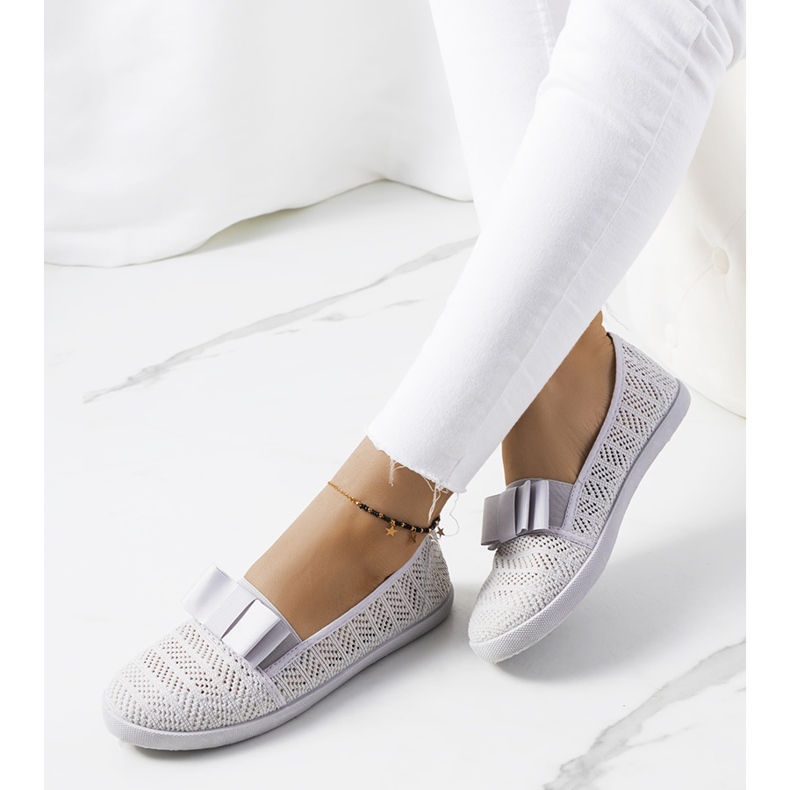 Zorda sive ažurne tenisice siva 2