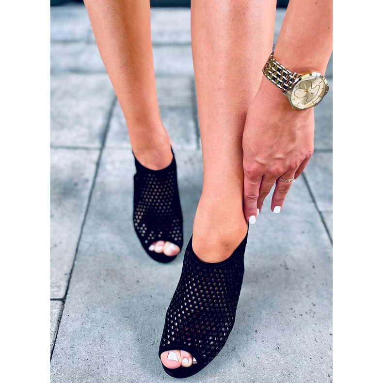 Sydney crne otvorene sandale crna 1