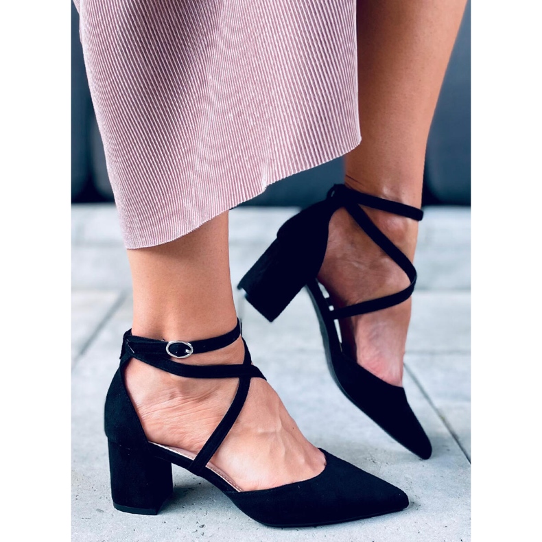 Sandra Black visoke potpetice crno 2