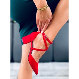 Sandra Red visoke potpetice crvena 2