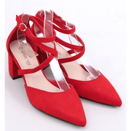 Sandra Red visoke potpetice crvena 1