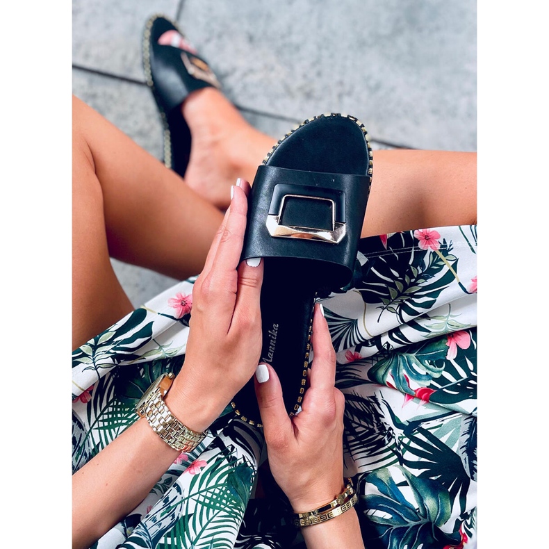 Linn crne ženske sandale crna 1