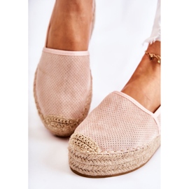 PG1 Ženske espadrile na platformi Pink Marise ružičasta 1