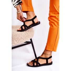 PS1 Ženske crne marell pletene sandale crna 1