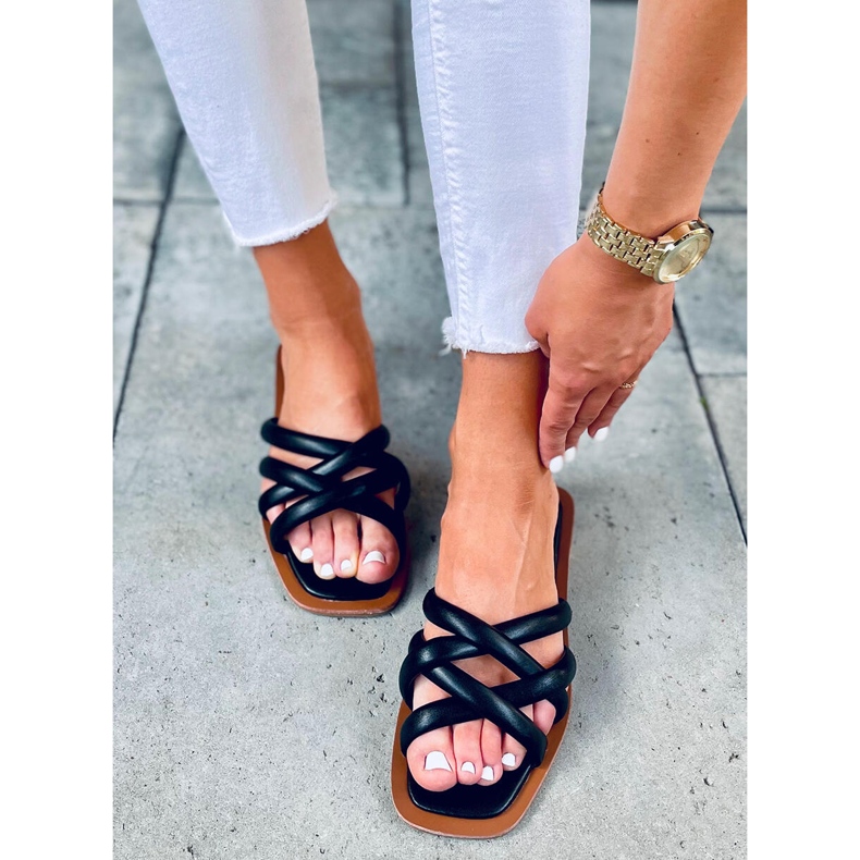 Zola Crne ženske papuče crno 2