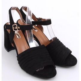 Marika Crne sandale na visoku petu crna 1