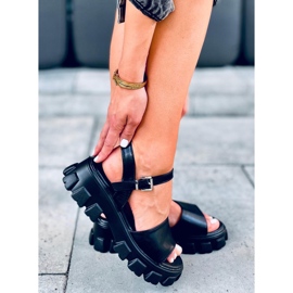 Sandale na debelom Saint Black potplatu crna 2