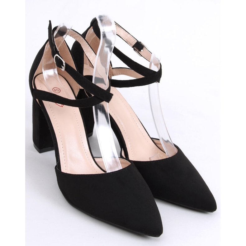 Pumpe na postu Lizzie Black crno 2