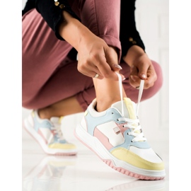 SHELOVET Šarene sportske cipele bijela višebojan 1