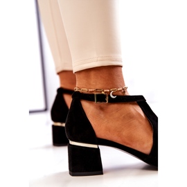 Suede cipele na petu Laura Messi 2309 crne crna 1