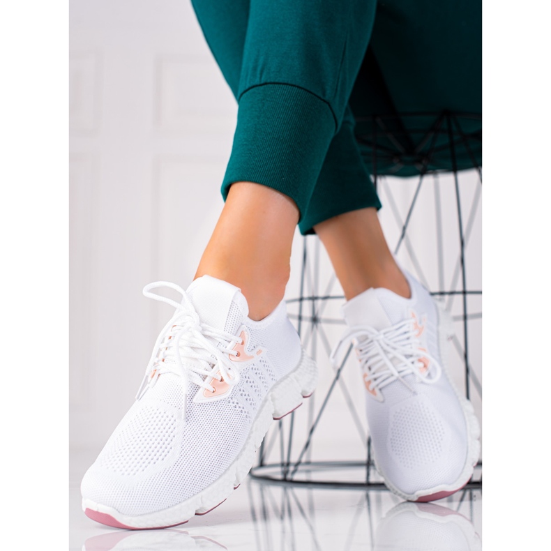 SHELOVET Lagane sportske cipele bijela 1