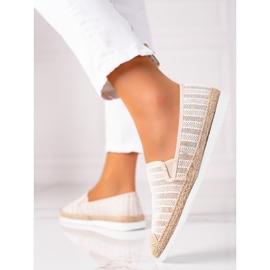 SHELOVET Slip-on espadrile bež 1