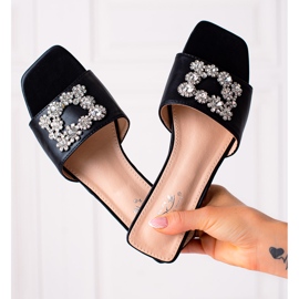 SHELOVET Elegantne papuče crna 1