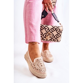 S.Barski Meredith bež ažurne ženske espadrile 2