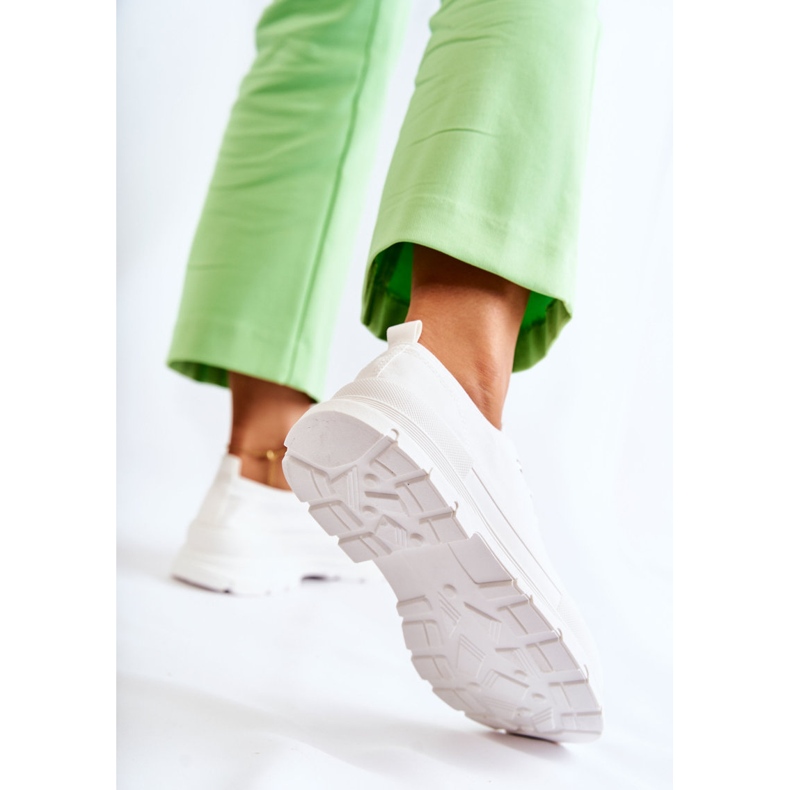 PG1 Ženske tenisice od niskog materijala bijele Gueso bijela 2