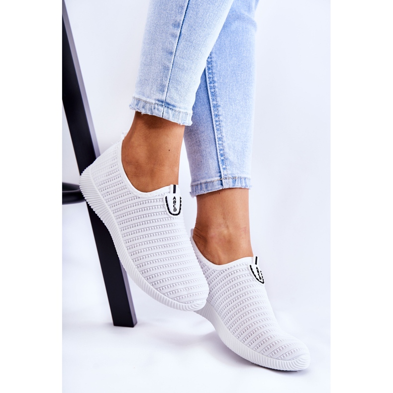 PG1 Ženske sportske cipele slip-on bijeli Charlien bijela 2