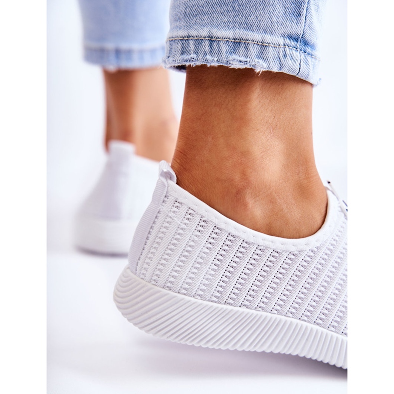 PG1 Ženske sportske cipele slip-on bijeli Charlien bijela 1