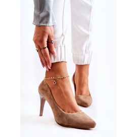 Sergio Leone Klasične čarobno smeđe cipele od antilopa bež 1