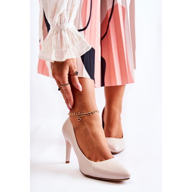 Sergio Leone Klasične kožne štikle svijetlosive magično siva 1