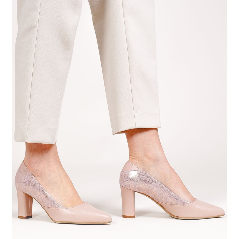 Marco Shoes Ženske pumpice puderasto roze boje ružičasta 1