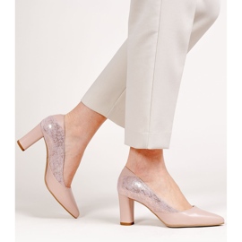 Marco Shoes Ženske pumpice puderasto roze boje ružičasta 2