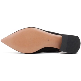 Marco Shoes Crne antilop sandale s ukrasnim mlaznicama crna 1