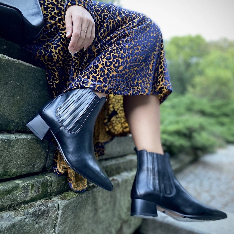 Marco Shoes Tople, elegantne čizme s elastičnom gumom u gornjem dijelu crna 2