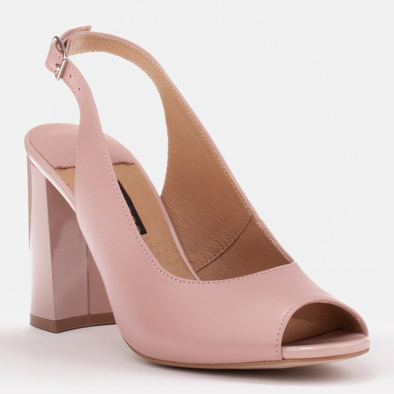 Marco Shoes Ženske sandale s visokim potpeticama ružičasta 1