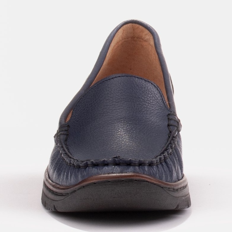 Radoskór Udobne tamnoplave ženske cipele za šire stopalo mornarsko plava 1