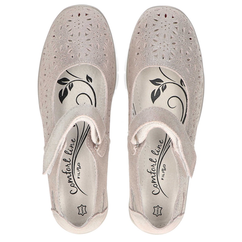 Filippo DP640 / 20 Si Srebrne cipele srebro 7