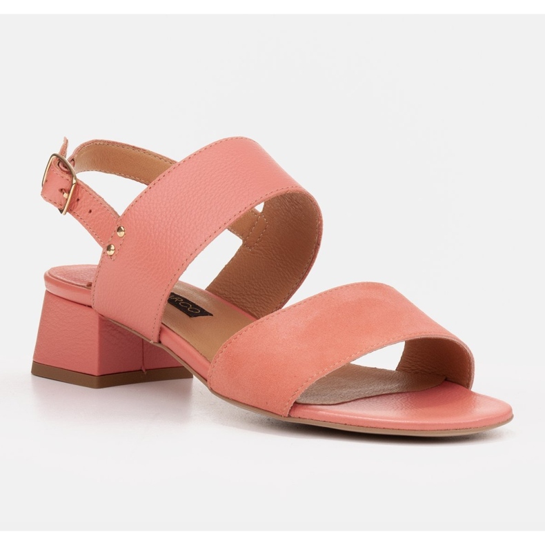 Marco Shoes Cinta sandale s petom presvučenom kožom ružičasta 1