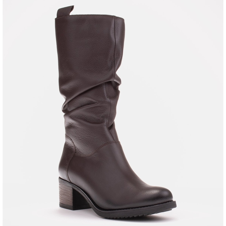 Marco Shoes Kožne čizme 0812b-388-5 smeđa 1