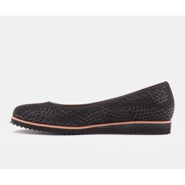 Marco Shoes Ženske balerinke Marco izrađene su od visokokvalitetnog prirodnog antilopa crno 1