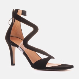 Marco Shoes Elegantne Ava sandale crna 1