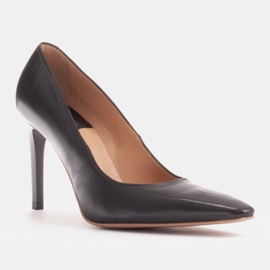 Marco Shoes Kožne igle s produženim prednjim dijelom crna 1