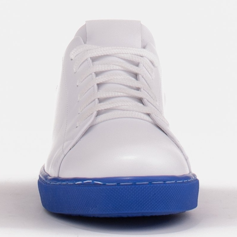 Marco Shoes Sportske tenisice od kože bijelog zrna bijela 1