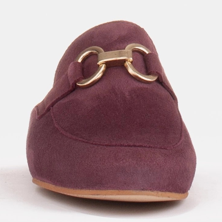 Marco Shoes Ženske papuče od antilopa s ukrasom crvena raznobojna 1