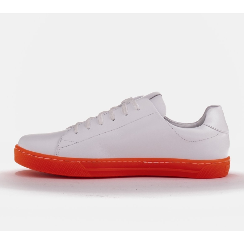 Marco Shoes Sportske tenisice od kože bijelog zrna bijela 1