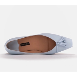 Marco Shoes Ženske balerine s niskim stranama plava 1