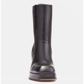 Marco Shoes Gležnjače na platformu s gumom u gornjem dijelu crna 1