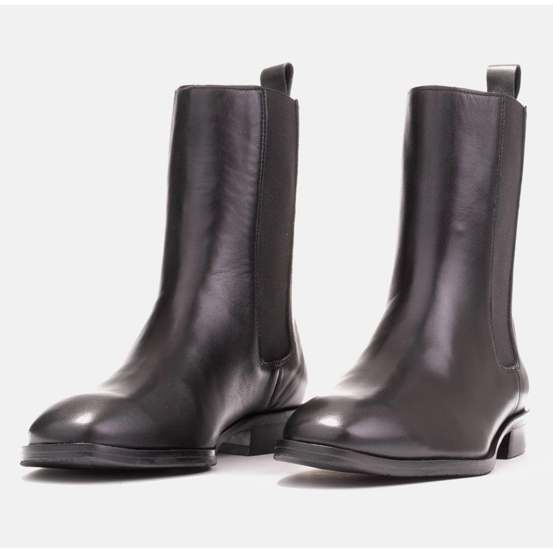 Marco Shoes Čizme Sofi Chelsea s gumom na gornjem dijelu crno 2